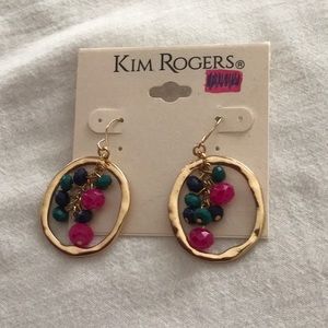 Kim Rogers gold earrings